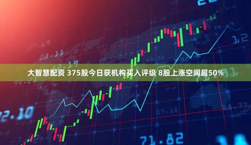 大智慧配资 375股今日获机构买入评级 8股上涨空间超50%