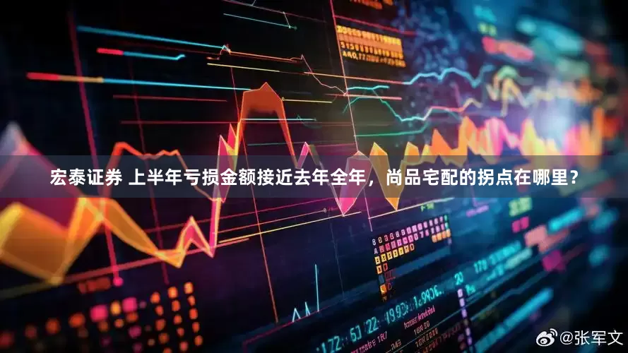 宏泰证券 上半年亏损金额接近去年全年,尚品宅配的拐点在哪里?
